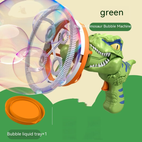 Fan Dinosaur Bubble Machine Blowing Toy Children's Handheld Cartoon Gun