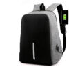Fashion Anti-theft Backpack Casual Business Men Multi-function USB