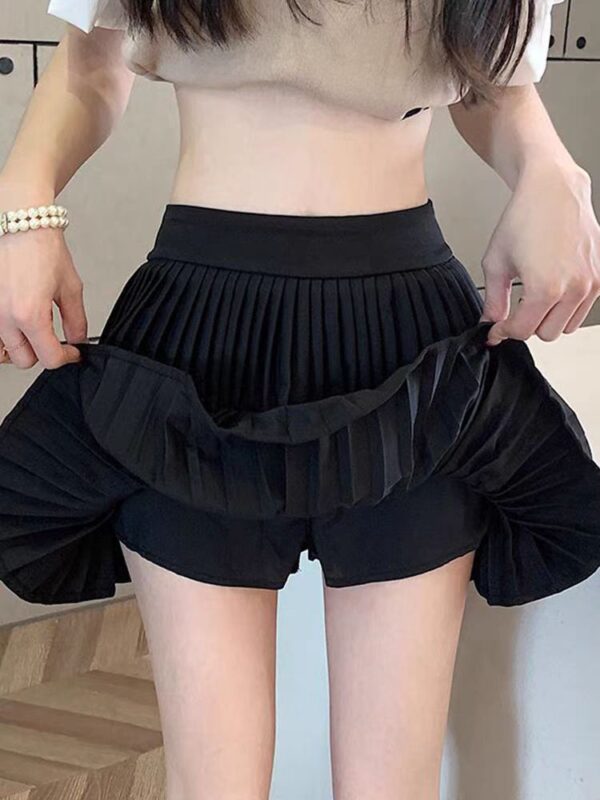 Fashion Ballet Style Pleated Tiered Skirt Women Fashion Ballet Style Pleated Tiered Skirt Women