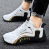Fashion Colorblock Lace-up Sneakers for Men Breathable Low-top Dad Fashion Colorblock Lace-up Sneakers for Men Breathable Low-top Dad