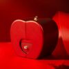 Fashion Jewelry Box Red Apple Christmas Gift Necklace Eternal Rose Fashion Jewelry Box Red Apple Christmas Gift Necklace Eternal Rose