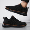 Fashion Lace-up Mesh Sneakers Casual Flying Woven Walking Sports Shoes