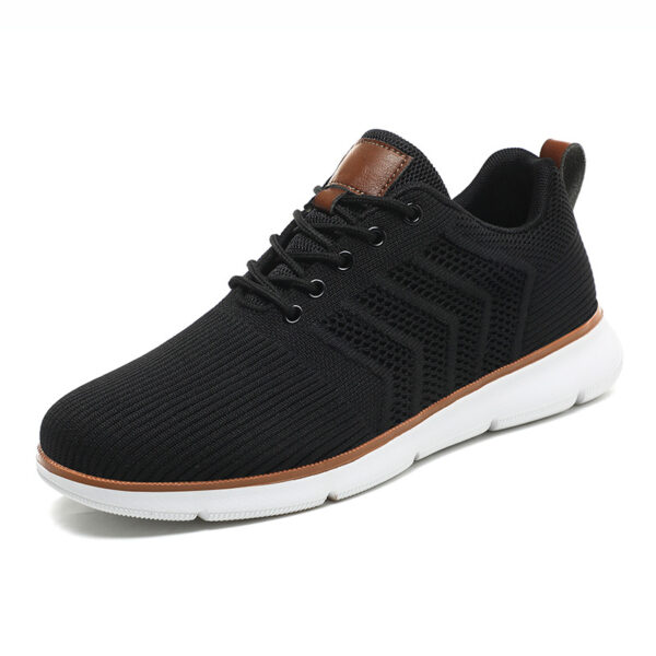 Fashion Lace-up Mesh Sneakers Casual Flying Woven Walking Sports Shoes