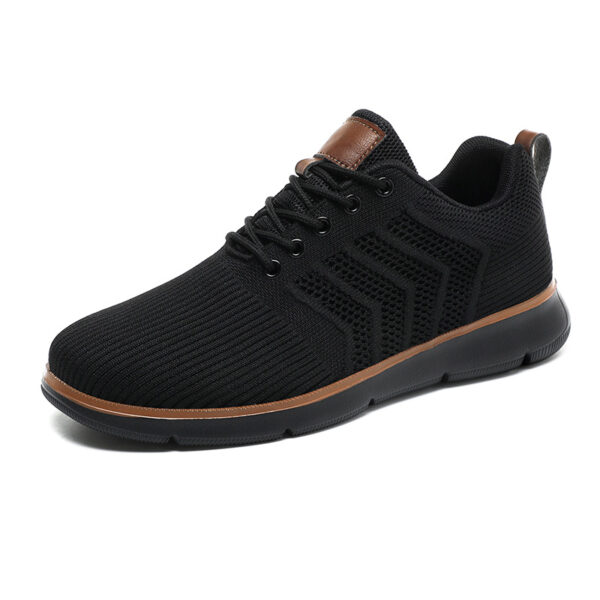 Fashion Lace-up Mesh Sneakers Casual Flying Woven Walking Sports Shoes