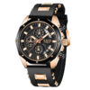 Fashion Mens Watches Top Brand Luxury Silicone Sport Watch Men Quartz