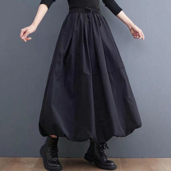 Fashion Personality Solid Skirt Women