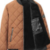 Fashion Rhombic-sewing Design Cotton Coat Winter Warm Thickened