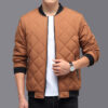 Fashion Rhombic-sewing Design Cotton Coat Winter Warm Thickened