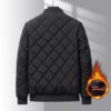 Fashion Rhombic-sewing Design Cotton Coat Winter Warm Thickened
