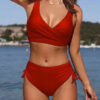 Fashion Strappy Bikini Swimsuit Woman Fashion Strappy Bikini Swimsuit Woman