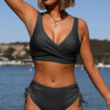 Fashion Strappy Bikini Swimsuit Woman Fashion Strappy Bikini Swimsuit Woman