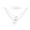 Fashionable Multilayer Boho Moon Map Necklace