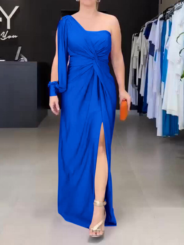 Fashionable Socialite Temperament Waist Tied Slim Fitting Long Skirt Fashionable Socialite Temperament Waist Tied Slim Fitting Long Skirt