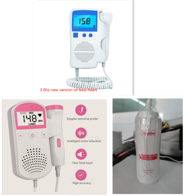 Fetal Heart Rate Monitor Home Pregnancy Baby Sound Detector Fetal Heart Rate Monitor Home Pregnancy Baby Sound Detector