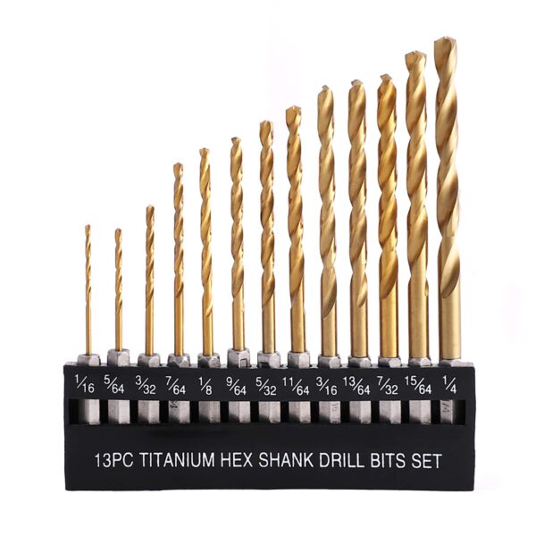 Fitt Externally Cooled High-speed Steel Twist Drill 13 Sets Hard Fitt Externally Cooled High-speed Steel Twist Drill 13 Sets Hard