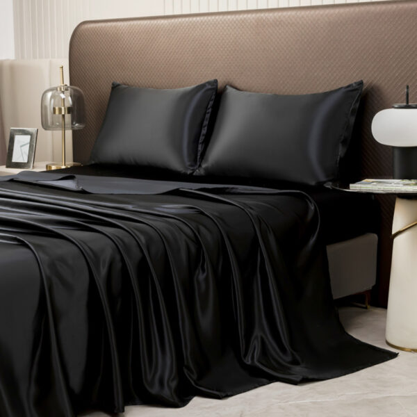 Fitted Sheet and Bed Pillowcase Four-piece Set