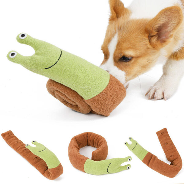 Fleece Interactive Dog Puzzle Snails Toys Cute Supplies for Small Dogs Fleece Interactive Dog Puzzle Snails Toys Cute Supplies for Small Dogs