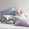 Floral Comforter Set with Bed Sheets Blue Queen Floral Comforter Set with Bed Sheets Blue Queen