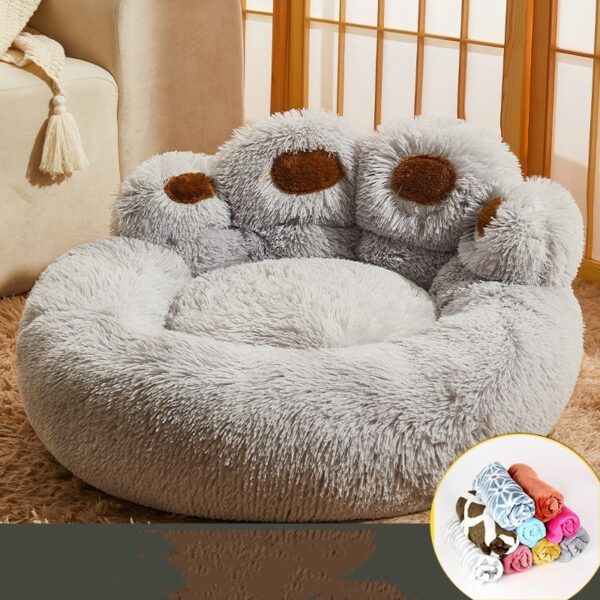 Fluffy Dog Bed Winter Warm Large Pet Products Small Sofa Baskets Pets Fluffy Dog Bed Winter Warm Large Pet Products Small Sofa Baskets Pets