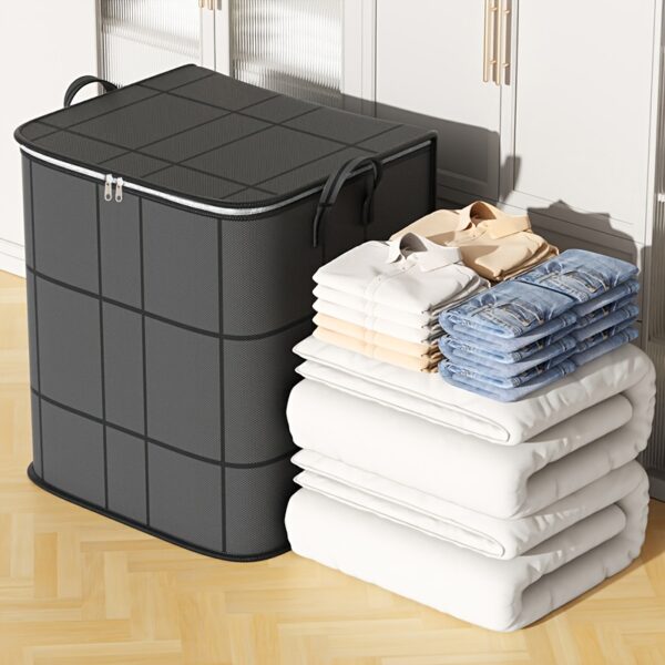 Foldable Clothes Storage Bag Large Capacity Organizer with Handle