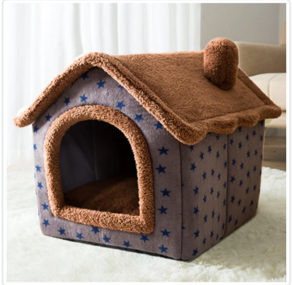Foldable Dog House Pet Cat Bed Winter Villa Sleep Kennel Removable Nest Foldable Dog House Pet Cat Bed Winter Villa Sleep Kennel Removable Nest