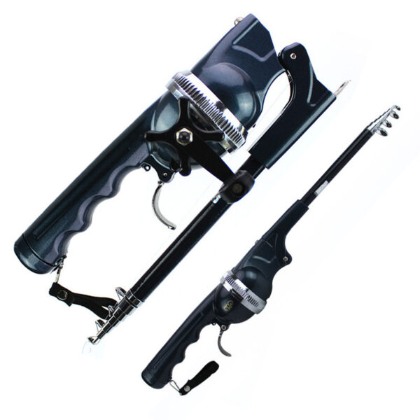 Foldable Fishing Rod Portable Pocket Throwing Rod Foldable Fishing Rod Portable Pocket Throwing Rod