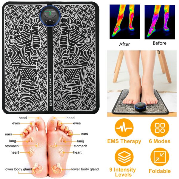 Foot Massage Pad Electric Stimulator Massager