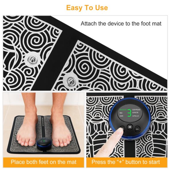 Foot Massage Pad Electric Stimulator Massager Foot Massage Pad Electric Stimulator Massager