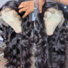 Former Lace Wig Woman with Long Black Curly Hair Former Lace Wig Woman with Long Black Curly Hair