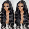 Former Lace Wig Woman with Long Black Curly Hair Former Lace Wig Woman with Long Black Curly Hair