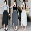 French Style Pleated High Waist Suit Skirt for Women French Style Pleated High Waist Suit Skirt for Women