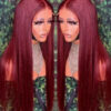 Full Headgear Long Straight Front Lace Wig Smooth Hair Full Headgear Long Straight Front Lace Wig Smooth Hair