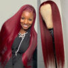 Full Headgear Long Straight Front Lace Wig Smooth Hair Full Headgear Long Straight Front Lace Wig Smooth Hair