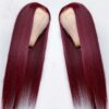 Full Headgear Long Straight Front Lace Wig Smooth Hair Full Headgear Long Straight Front Lace Wig Smooth Hair
