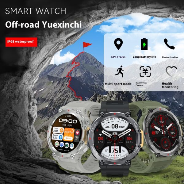Fully Fit HD Round Screen IP68 Waterproof 7-day Battery Life Wireless