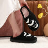 Funny Bat Slipper Halloween Pumpkin Flat Indoor House Shoes for Women Funny Bat Slipper Halloween Pumpkin Flat Indoor House Shoes for Women