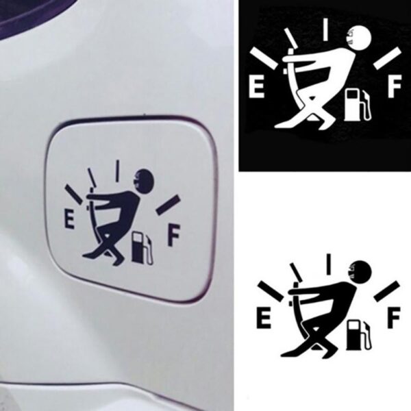 Funny Car Sticker Pull Fuel Tank Pointer Ef Vinyl Decal
