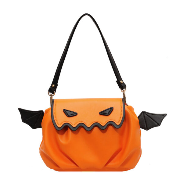 Funny Crossbody Bag Halloween Pumpkin Cartoon Shoulder Bags with Small Funny Crossbody Bag Halloween Pumpkin Cartoon Shoulder Bags with Small