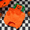 Funny Pumpkin Dog Halloween Costume Pet Cat Thick Plush Decoration Funny Pumpkin Dog Halloween Costume Pet Cat Thick Plush Decoration