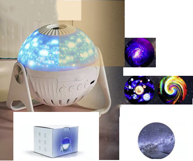 Galaxy Projector Starry Sky Projection Bedroom Bedside Decoration Night