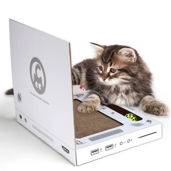 Game Machine Computer Shape Cute Cat Scratch Board Game Machine Computer Shape Cute Cat Scratch Board