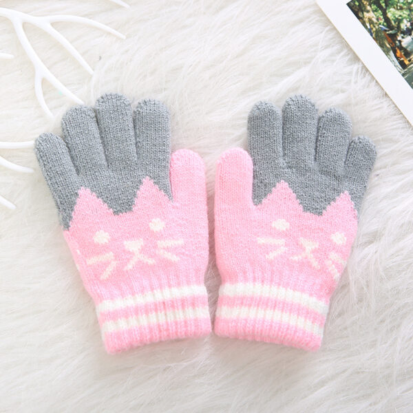 Gants Pour Enfant Avec Motif Chat