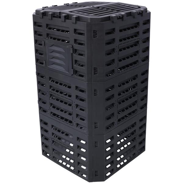 Garden Compost Bin Made From Recycled Plastic - 132 Gallons Garden Compost Bin Made From Recycled Plastic - 132 Gallons