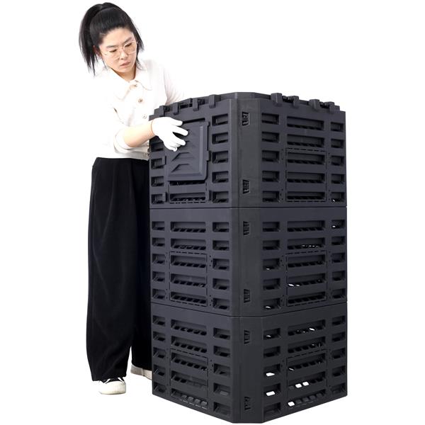 Garden Compost Bin Made From Recycled Plastic - 132 Gallons Garden Compost Bin Made From Recycled Plastic - 132 Gallons