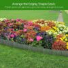 Garden Edge Imitation Stone Effect Lawn Non Digging Flexible and Flower Garden Edge Imitation Stone Effect Lawn Non Digging Flexible and Flower