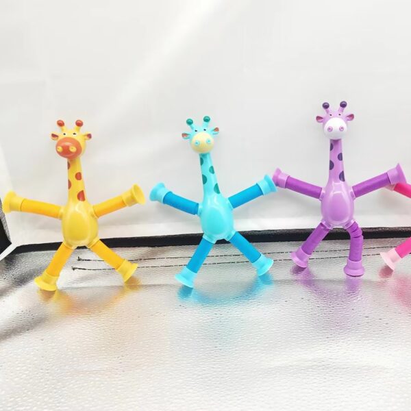 Giraffe Tubes Sensory Toys Novelty Spring Fidget Toy Stretch Tube