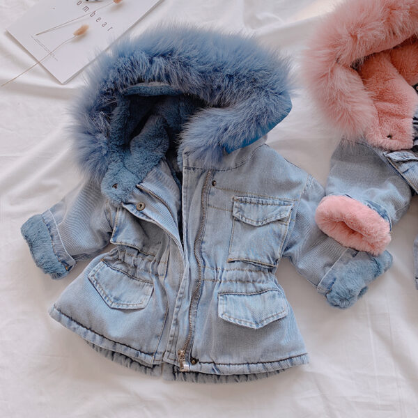 Girl Denim Coat Girl Denim Coat
