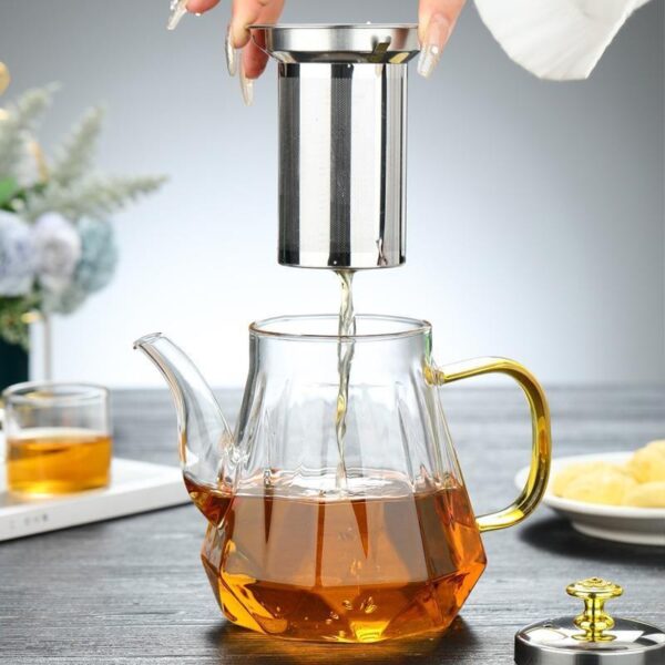 Glass Teapot Household High Temperature Resistant Tea Brewing Pot Glass Teapot Household High Temperature Resistant Tea Brewing Pot