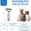 Grooming Brush for Pet Dog Cat Deshedding Tool Rake Comb Fur Remover Grooming Brush for Pet Dog Cat Deshedding Tool Rake Comb Fur Remover