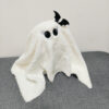 Gus the Ghost with Pumpkin Pillow Halloween Ghosts Doll Plush Throw